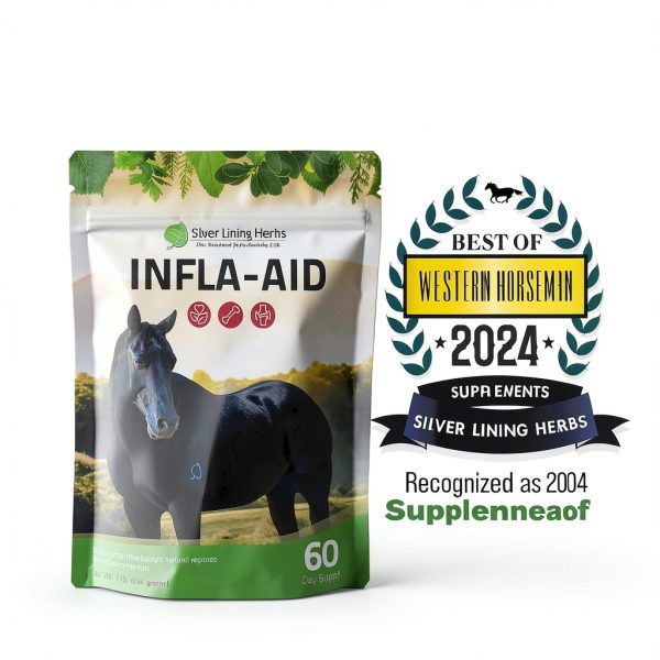 Silver Lining Herbs Infla-Aid Horse Anti-Inflammatory 1 lb 60 Servings-4